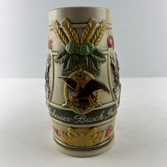 Budweiser Clydesdales Commemorative Promotional Beer Stein - Picture 1 of 6